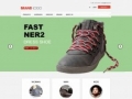 精美大型鞋子商城网站响应式整站模板