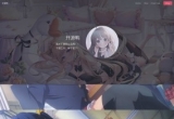 二次元动漫个人主页HTML源码